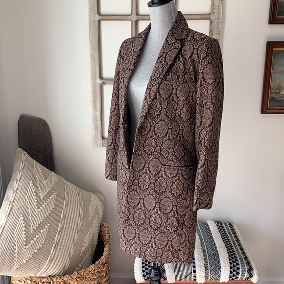 Tapestry xtra long blazer, formal jacket - Picture 12 of 16